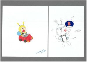 元AKB48 岡部麟ちゃん イラストロゴ原画 岡部麟 「Team8/AKB48イラスト 