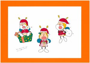 元AKB48 岡部麟ちゃん イラストロゴ原画 岡部麟 「Team8/AKB48イラスト 